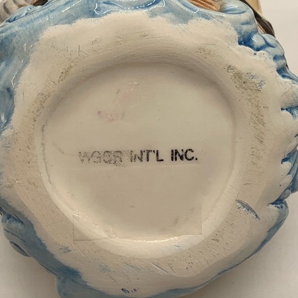 Noah’s Ark Ceramic Sugar & Creamer 3-piece set, 3-D Details - Picture 15 of 16